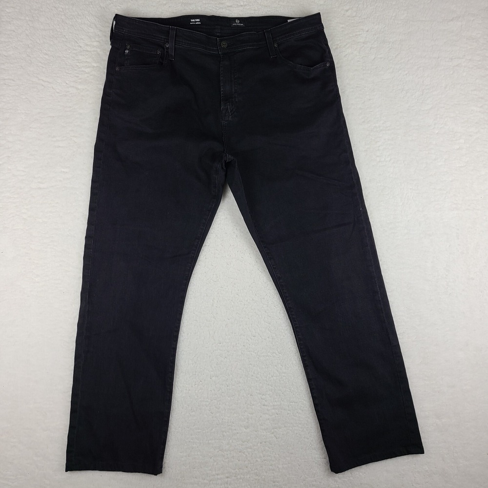 AG Adriano Goldschmied Pants Mens 40x31 Black The Ives Modern Athletic HEMMED